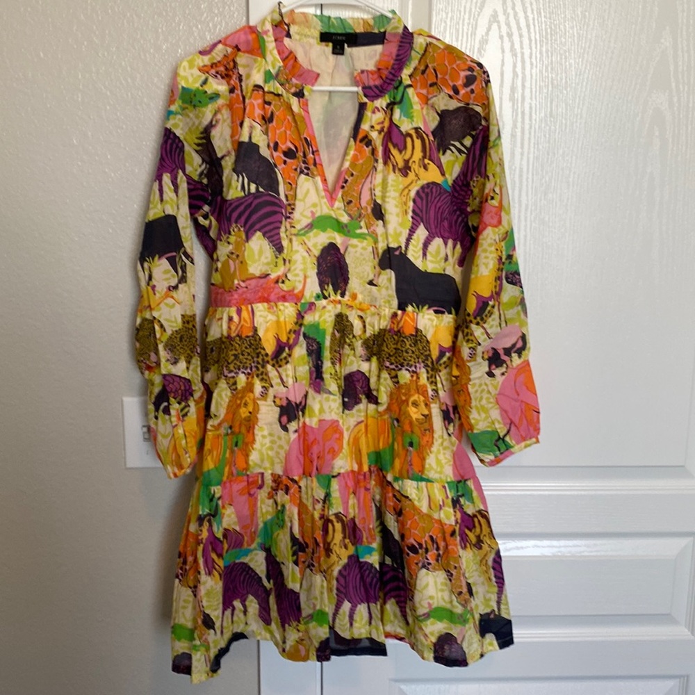 J.Crew Animal Print Dress